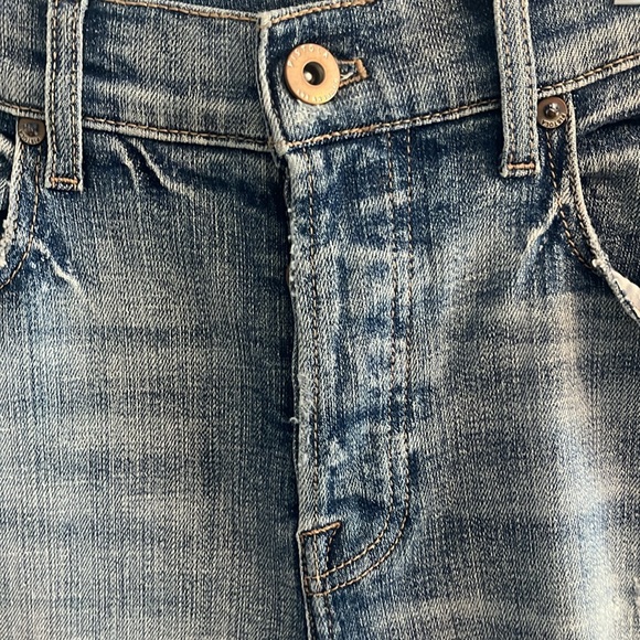 Revolve Pistola Sz 27 NWOT Denim Jean with Distressing - Picture 2 of 9